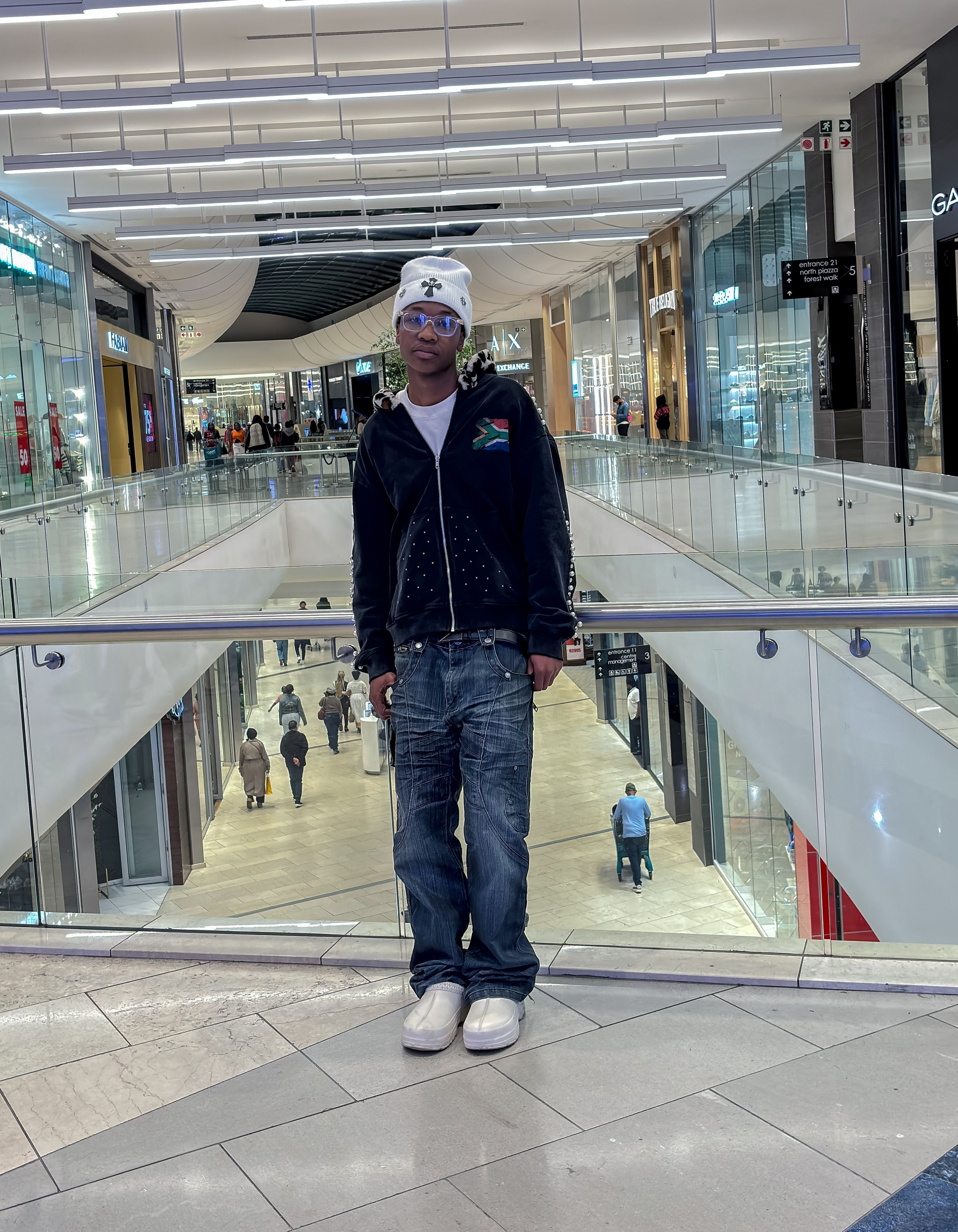 The South African Zip-Up |Leopard Print Edition