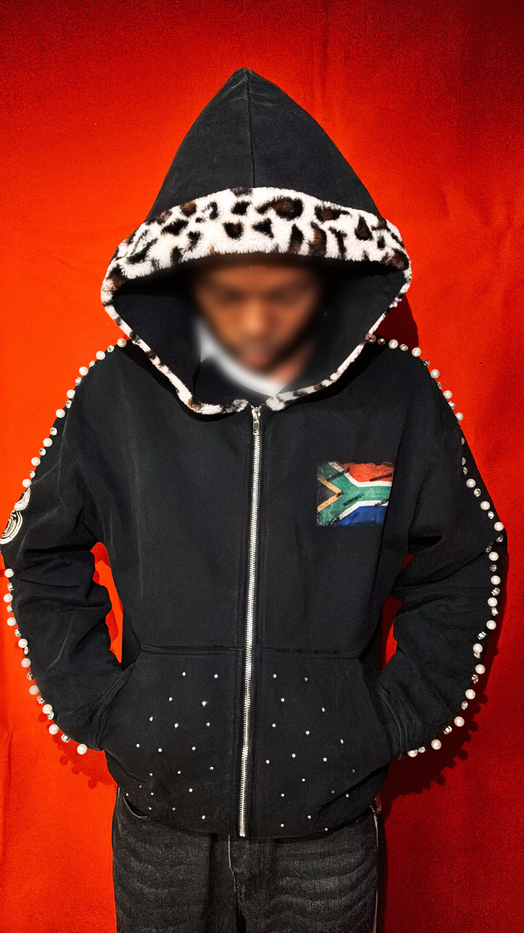 The South African Zip-Up |Leopard Print Edition